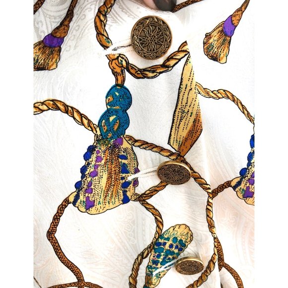 Vintage Multicolor Tassel Vest - Picture 2 of 6